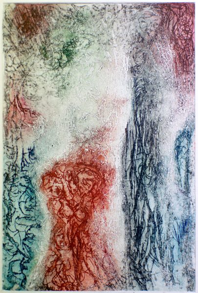 grand arbre - gravure, eau forte - 20x30cm - oeuvre de .