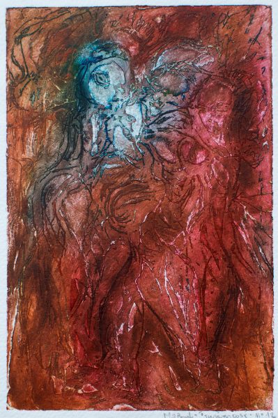 surimposés - 30x40cm - gravure sur cuivre - oeuvre de Mathieu Boulier, alias Ma'Boul.