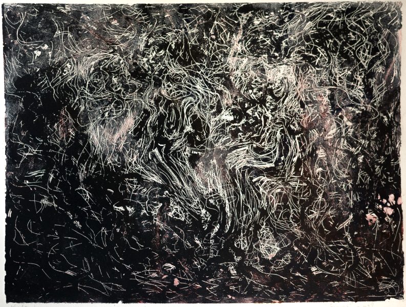 fibres - 33 x 50 cm - eau forte