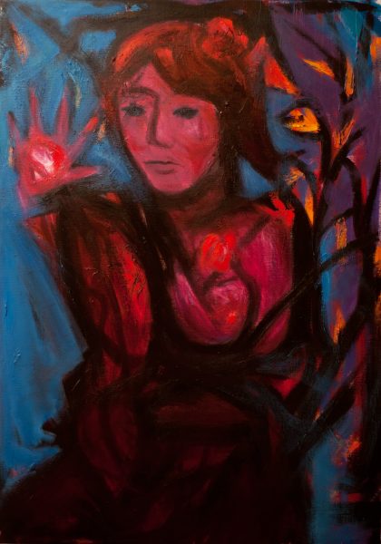 anima sola - 92 cm x 65 cm - acrylique sur toile