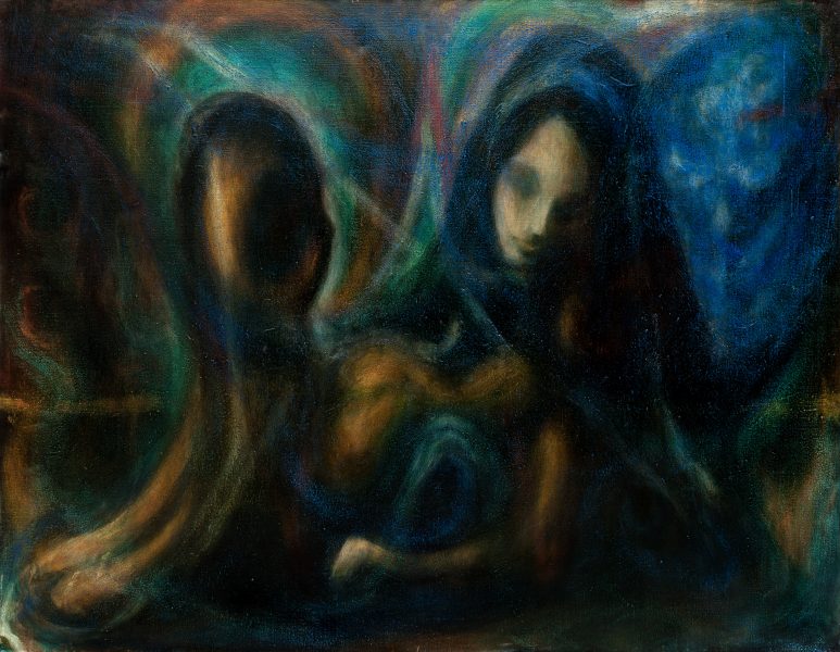 antichambre - 146 cm x 114 cm - huile sur toile