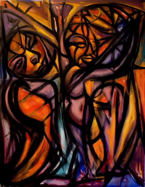 avidadanza - 89 cm x 116 cm - huile sur toile