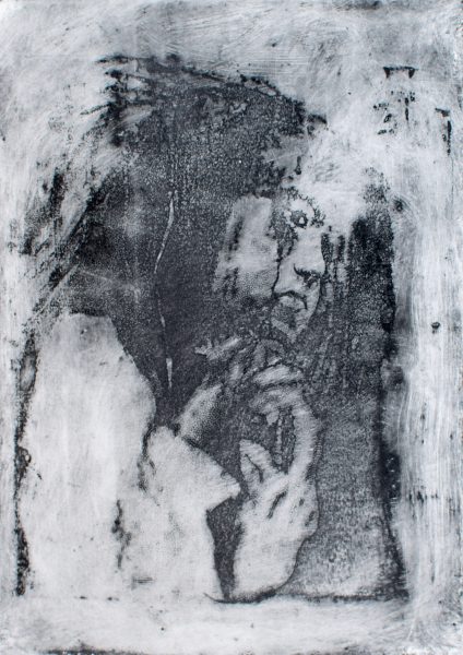 brûlure - gravure photopolymère - 30 x 40 cm