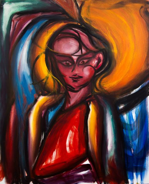 cecimodi - huile sur toile - 81 cm x 100 cm