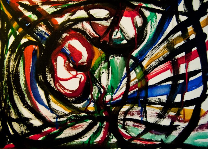 difractions - acrylique à