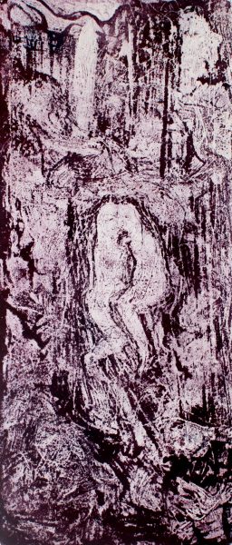 donjon - eau forte - 27x38cm