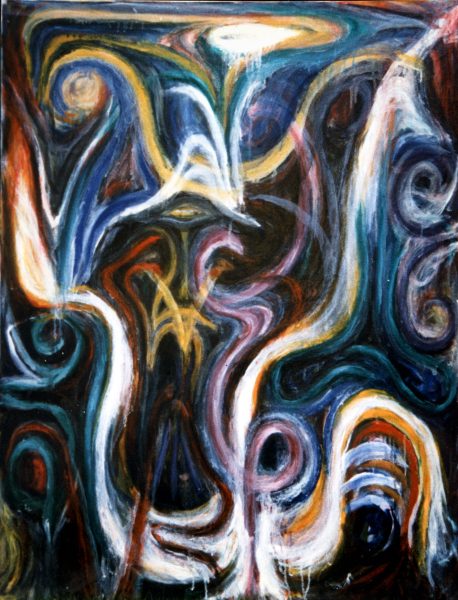 émacié - 130 cm x 97 cm - huile sur toile