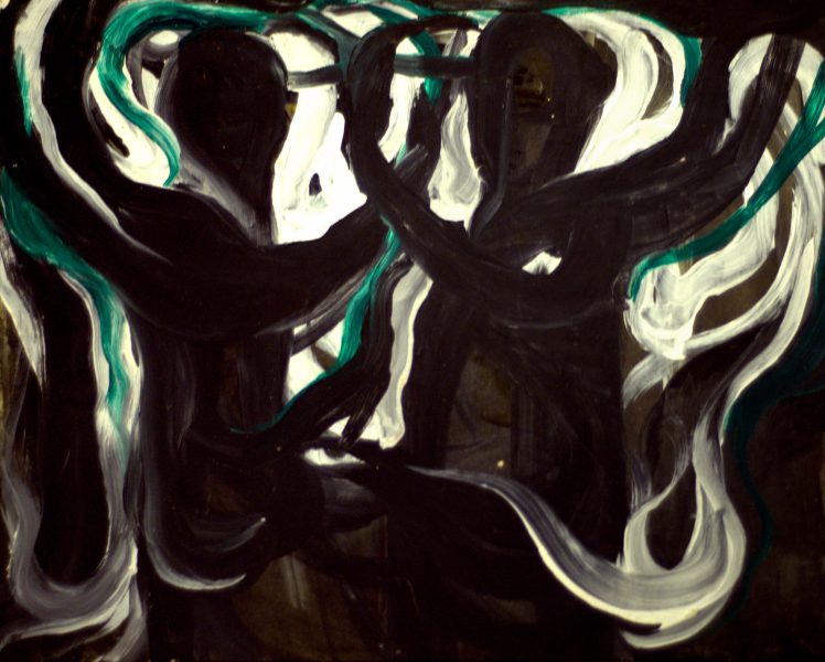 messagers - acrylique