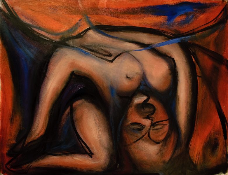 métamorphe - 89 cm x 116 cm - huile sur toile