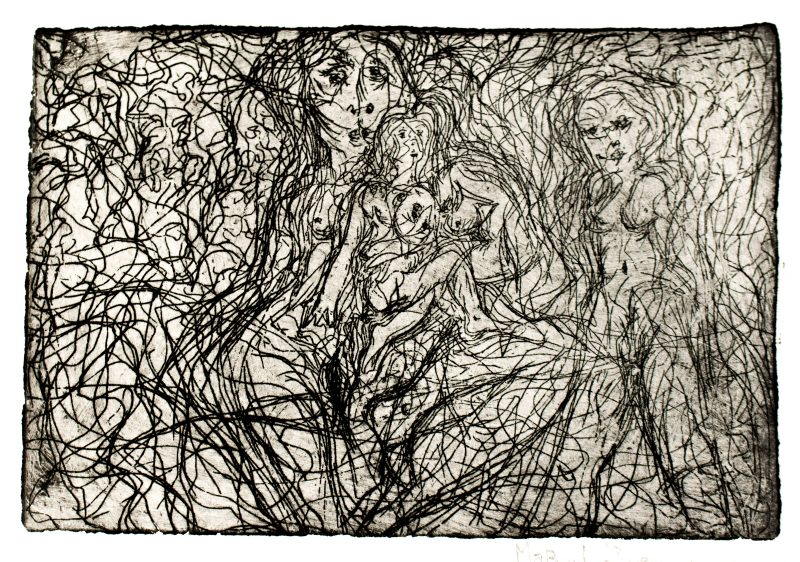 natif - 20 x 30 cm - eau forte