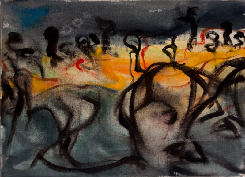 ondule - acrylique sur toile