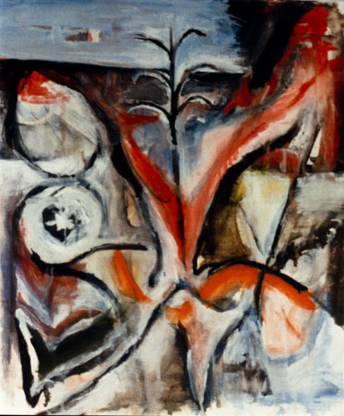 pastorale - 55 cm x 46 cm - huile sur toile