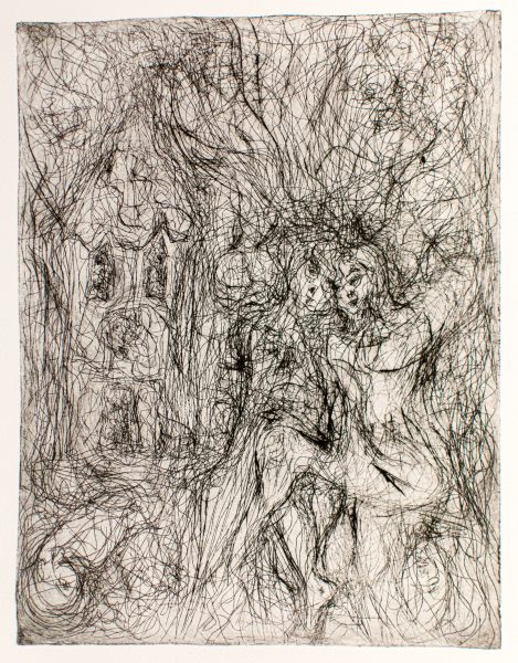 rendez-vous - 30x40cm - eau forte