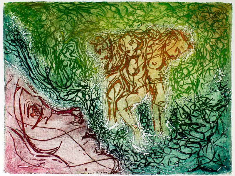 soufflées - 20 x 30 cm - gravure, eau forte