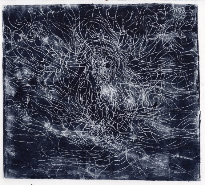 synapses 2 - eau forte -40x50cm - 150€