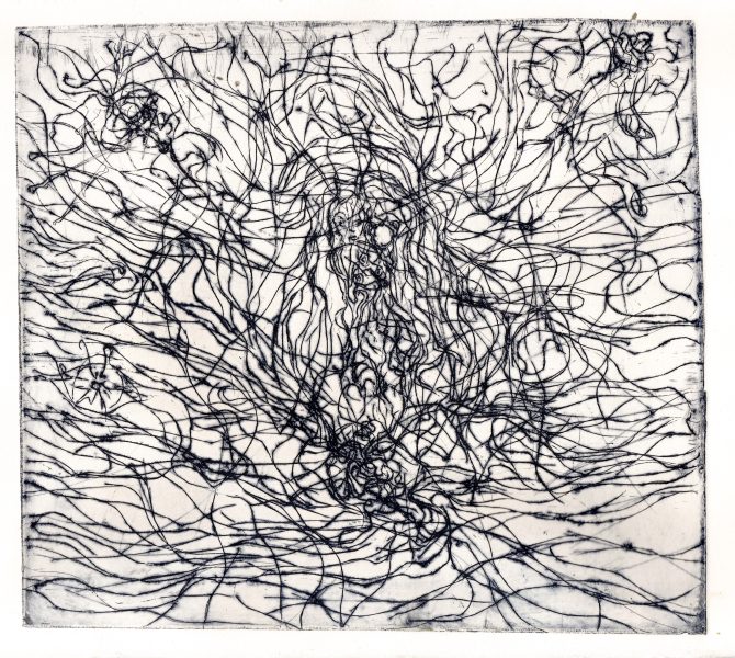 synapses - eau forte - 40x50cm - 150€